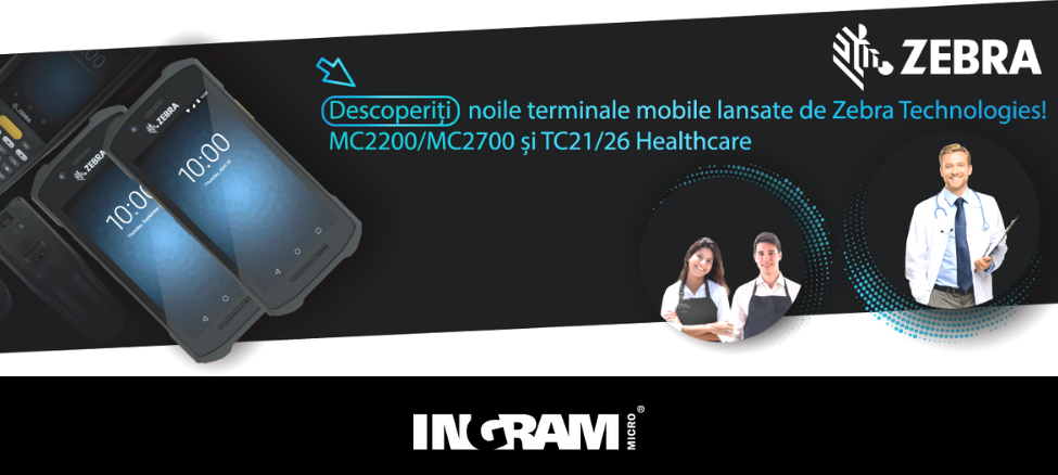 Noile terminale mobile lansate de Zebra Technologies - MC2200/MC2700 și TC21/26 
